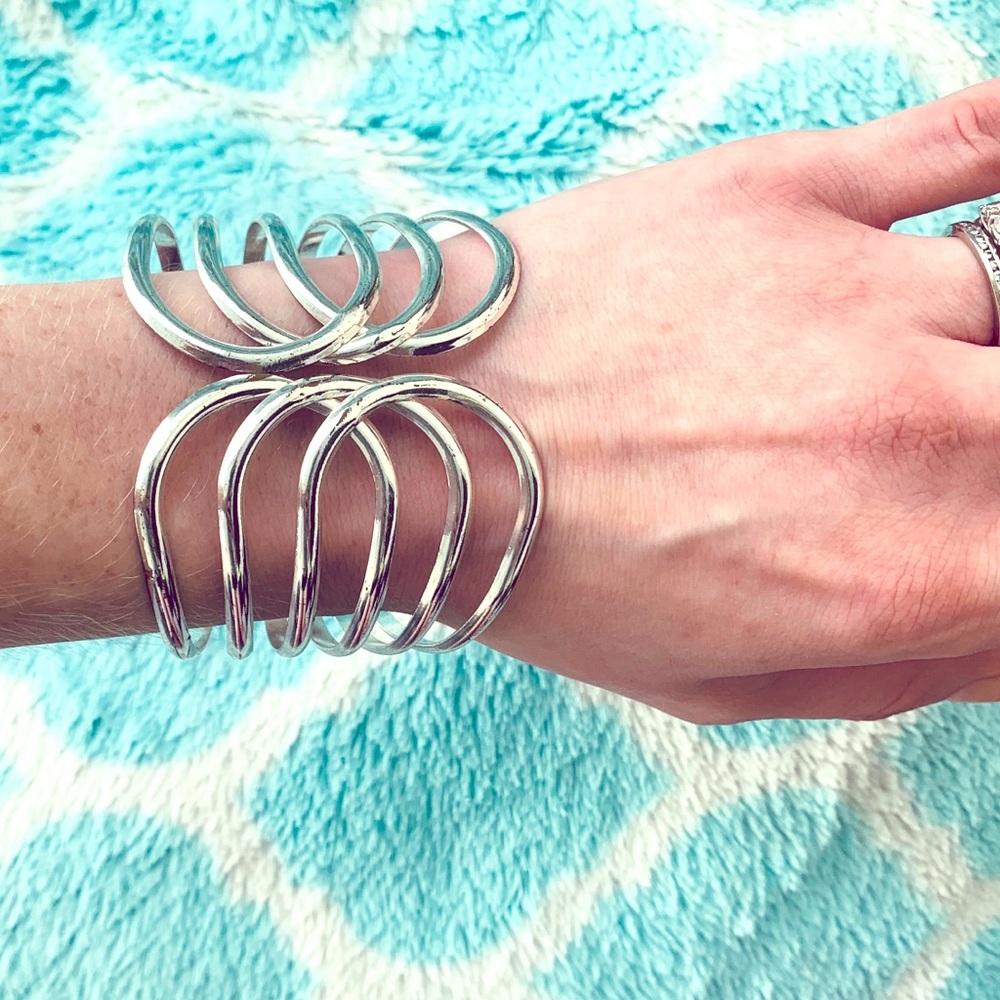 Silver Hinge Bracelet